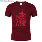 T Shirt Men "SAVE WATER"