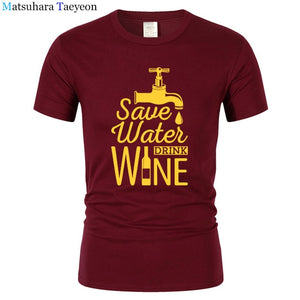 T Shirt Men "SAVE WATER"