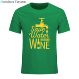 T Shirt Men "SAVE WATER"