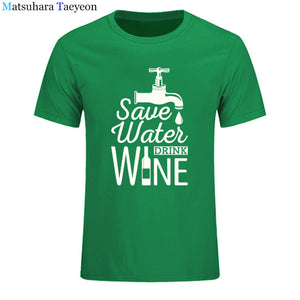 T Shirt Men "SAVE WATER"